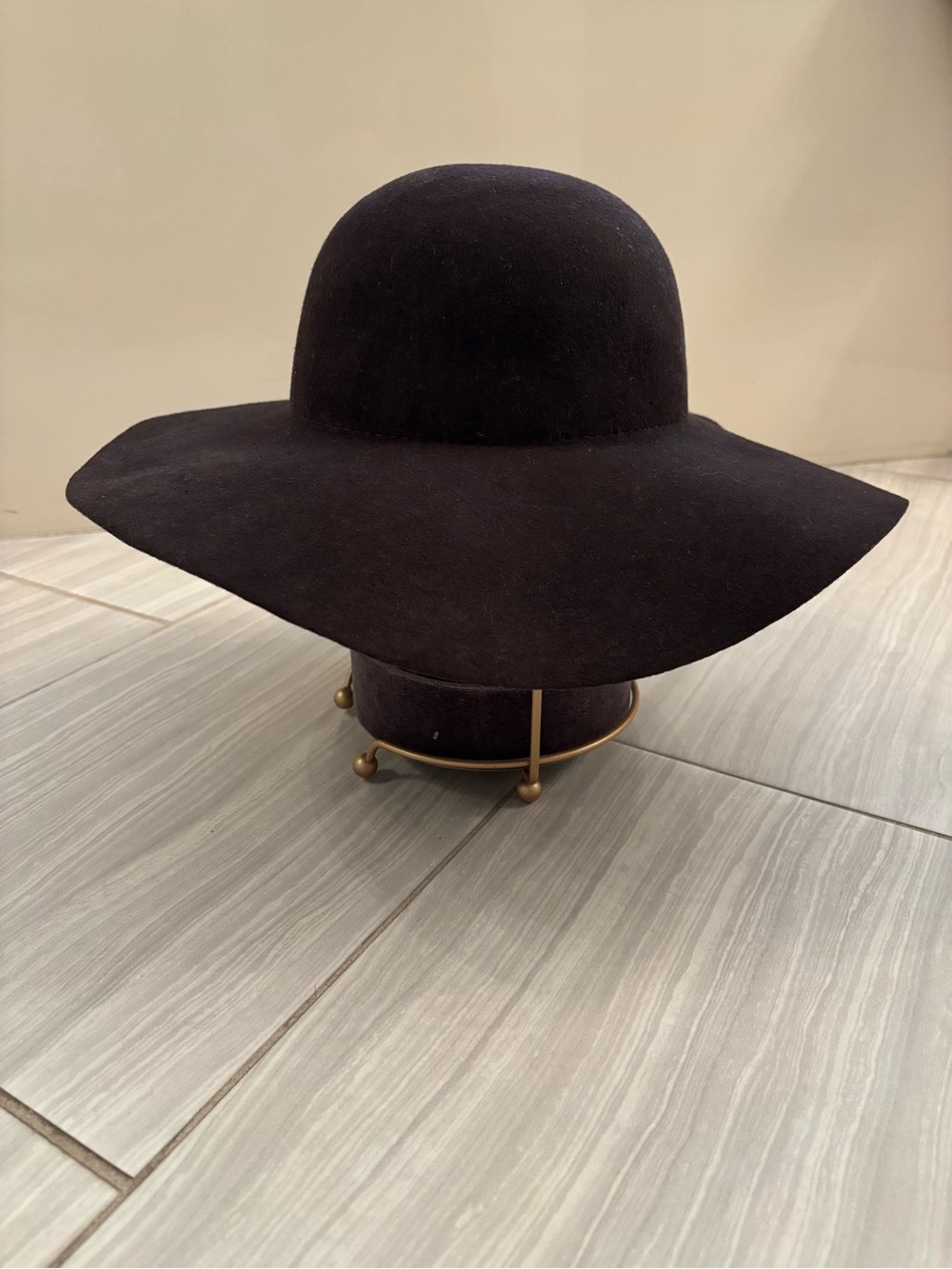 Scalia Vintage 100% Wool Hat Brown